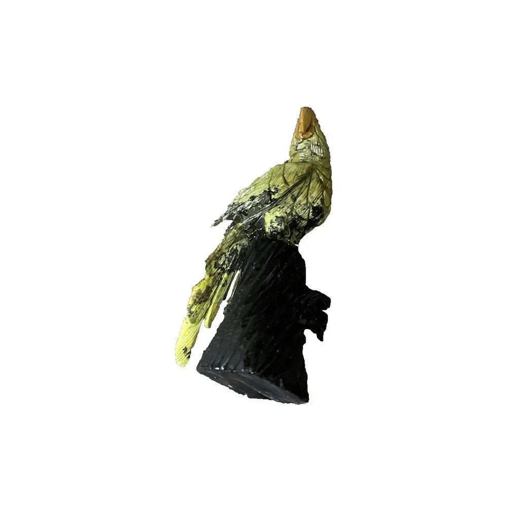 Peruvian Peru Parrot  McCaw Stone Rock Figurine Hand‎ Carved Mineral Art - Picture 9 of 11